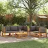 Set de canapele grădină cu perne, 6 piese, lemn masiv acacia GartenMobel Dekor