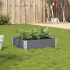 Jardinieră de grădină, gri, 80x60 cm, lemn masiv pin GartenMobel Dekor