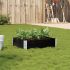 Jardinieră de grădină, negru, 150x100 cm, lemn masiv pin GartenMobel Dekor