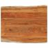 Blat masă 90x80x3,8 cm dreptunghiular lemn acacia margine vie GartenMobel Dekor