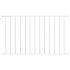 Panou de gard, alb, 1,7 x 1,25 m, oțel vopsit electrostatic GartenMobel Dekor