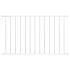 Panou de gard, alb, 1,7 x 1,25 m, oțel vopsit electrostatic GartenMobel Dekor