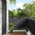 Prelată balcon roșu 120x400 cm țesătură Oxford GartenMobel Dekor