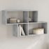Raft de perete, gri beton, 100x20x53 cm , lemn prelucrat GartenMobel Dekor