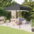 Cort pliabil pentru petrecere, gri taupe, 3x3 m GartenMobel Dekor