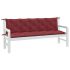 Pernă bancă de grădină 2 buc melanj antracit 180x50x7 cm textil GartenMobel Dekor