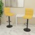 Scaune de bar, 2 buc., gri deschis, material textil GartenMobel Dekor