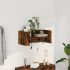 Raft de perete, stejar fumuriu, 100x35x30,5 cm, lemn prelucrat GartenMobel Dekor