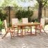 Set mobilier de exterior, 7 piese, lemn masiv de acacia GartenMobel Dekor