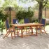 Set mobilier de grădină, 5 piese, lemn masiv acacia/textilenă GartenMobel Dekor