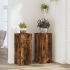 Suporturi de plante, 2 buc., alb, 30x30x70 cm, lemn prelucrat GartenMobel Dekor
