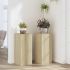 Suporturi de plante, 2 buc., alb, 30x30x70 cm, lemn prelucrat GartenMobel Dekor