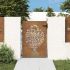 Poartă pentru grădină, 85x150 cm, oțel corten, model copac GartenMobel Dekor