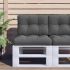 Perne de paleți, 2 buc., antracit, material textil GartenMobel Dekor