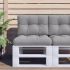Perne pentru paleți, 2 buc., gri, material textil GartenMobel Dekor