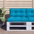 Perne de paleți, 2 buc, verde aprins, material textil GartenMobel Dekor