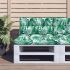 Perne de paleți, 2 buc, verde aprins, material textil GartenMobel Dekor