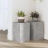 Suporturi de plante, 2 buc., alb, 20x20x30 cm, lemn prelucrat GartenMobel Dekor