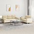 Set de canapele cu perne, 2 piese, gri închis, material textil GartenMobel Dekor