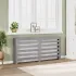 Mască pentru calorifer gri sonoma 104x20x82 cm lemn prelucrat GartenMobel Dekor