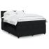 Pat box spring cu saltea, negru, 90x200 cm, catifea GartenMobel Dekor