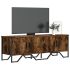 Dulap TV, gri sonoma, 122x34x41 cm, lemn prelucrat GartenMobel Dekor