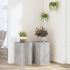 Suporturi de plante, 2 buc., alb, 30x30x50 cm, lemn prelucrat GartenMobel Dekor