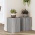 Suporturi de plante 2 buc. gri sonoma 15x15x20cm lemn prelucrat GartenMobel Dekor