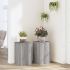 Suporturi de plante 2 buc. gri sonoma 15x15x20cm lemn prelucrat GartenMobel Dekor