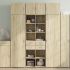 Dulap de depozitare, sonoma gri, 70x42,5x225, lemn prelucrat GartenMobel Dekor