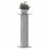 Suporturi de plante 2 buc. gri sonoma 30x30x80cm lemn prelucrat GartenMobel Dekor