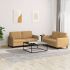 Set canapea 2 piese, galben, catifea GartenMobel Dekor
