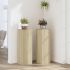 Suporturi de plante, 2 buc., alb, 25x25x80 cm, lemn prelucrat GartenMobel Dekor