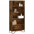 Bibliotecă, gri sonoma, 80x31x169 cm, lemn prelucrat GartenMobel Dekor
