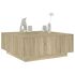 Măsuță de cafea alb 100x100x40 cm lemn prelucrat GartenMobel Dekor