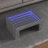 Măsuță de cafea cu LED infinity, stejar maro, 40x40x30 cm GartenMobel Dekor
