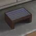 Măsuță de cafea cu LED infinity, stejar maro, 50x50x30 cm GartenMobel Dekor