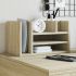 Organizator birou, stejar fumuriu, 44,5x24x25 cm lemn prelucrat GartenMobel Dekor