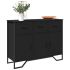 Dulap, negru, 97x32,5x74,5 cm, lemn prelucrat GartenMobel Dekor