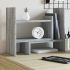 Organizator birou, gri sonoma, 34,5x15,5x35,5 cm lemn prelucrat GartenMobel Dekor