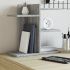 Organizator de birou, alb, 42x21,5x42 cm, lemn prelucrat GartenMobel Dekor