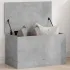 Cufăr de depozitare, negru, 84x42x46 cm, lemn compozit GartenMobel Dekor