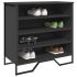Pantofar, negru, 80x38x78 cm, lemn prelucrat GartenMobel Dekor