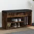 Banchetă pantofar, lemn vechi, 82x32x45,5 cm, lemn prelucrat GartenMobel Dekor