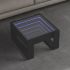 Măsuță de cafea cu LED infinity, negru, 50x53x30 cm GartenMobel Dekor