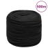 Frânghie de barcă, negru complet, 10 mm, 500 m, polipropilenă GartenMobel Dekor