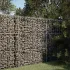 Coș gabion cu capac, 400x50x200 cm, fier galvanizat GartenMobel Dekor