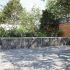 Coș gabion cu capac, 750x100x200 cm, fier galvanizat GartenMobel Dekor