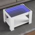 Măsuță de cafea cu LED sonoma gri 73x53x45 cm lemn prelucrat GartenMobel Dekor