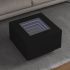 Măsuță de cafea cu LED infinity, negru, 116x69x40 cm GartenMobel Dekor